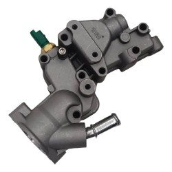 Carcaza Base Termostato Peugeot 206/207 Partner C3 1.4 Metal